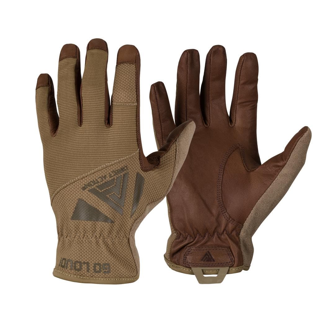 Direct Action LIGHT GLOVES Pelle - Coyote Brown, M