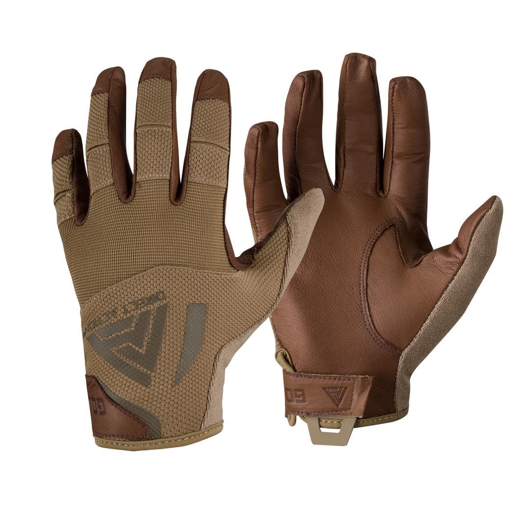 Direct Action HARD GLOVES Pelle - Coyote Brown, XL